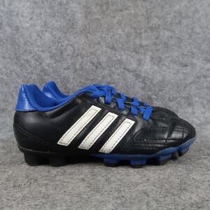 Adidas Shoes Kids 11.5K Soccer Cleats Goletto FG Black Blue Athletic Sport Youth